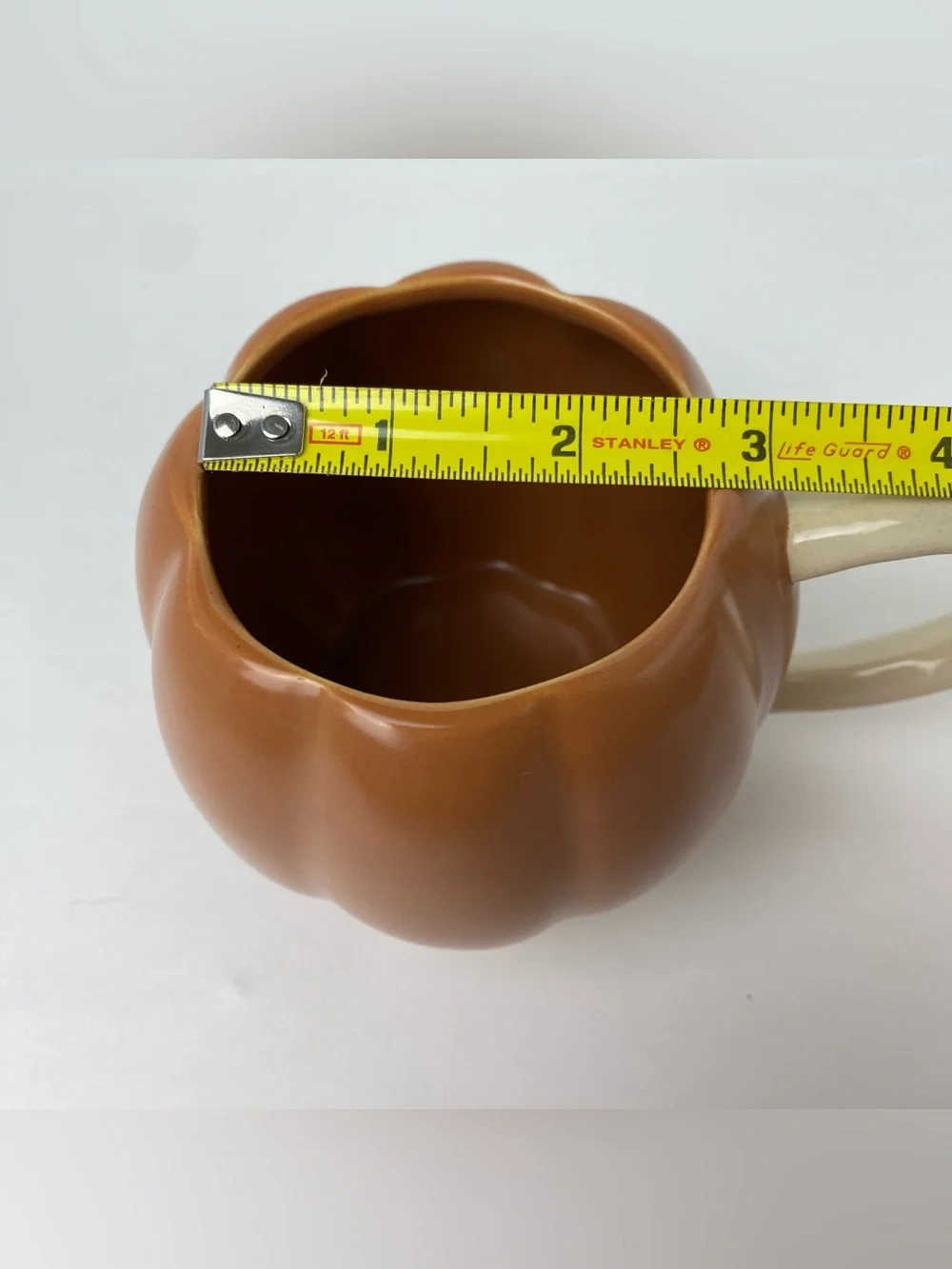 West Elm Pumpkin Shaped Mug